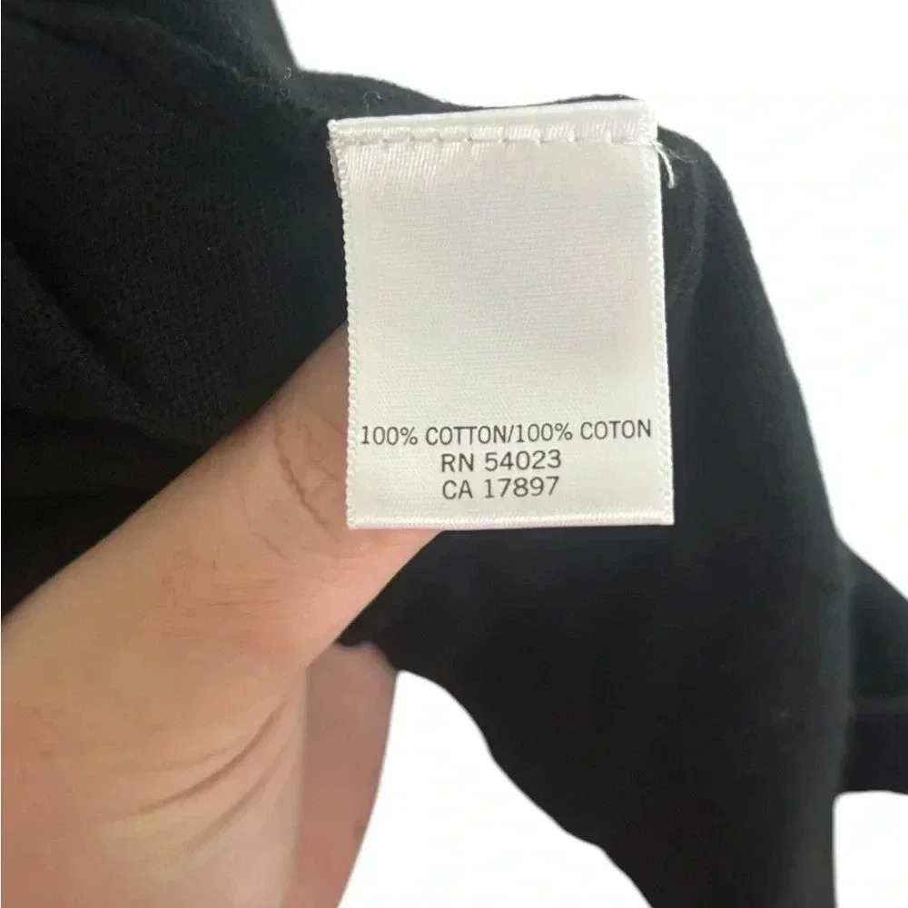 Classic Timeless Ladies EUC Black Banana Republic Cotton Cardigan Sweater Size M - Picture 3 of 7